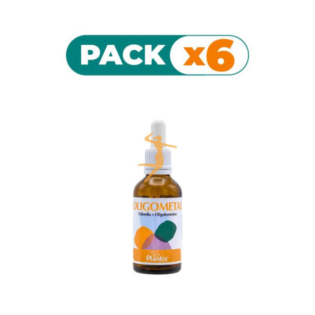 Pack 6x OLIGOMETAL CHLORELLA + OLIGOELEMENTOS PLANTIS 50 ml ARTESANIA AGRICOLA
