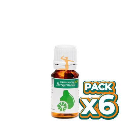 Pack 6x ACEITE ESENCIAL BERGAMOTA ECO PLANTIS 10 ml PLANTIS