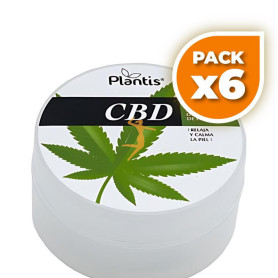 Pack 6x CBD CREMA DE CÁÑAMO 50 ML PLANTIS