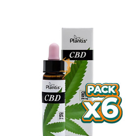 Pack 6x CBD 5% GOTAS 500MG 10 ML PLANTIS