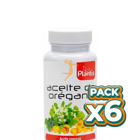 Pack 6x ACEITE DE OREGANO 60 CÁPSULAS PLANTIS
