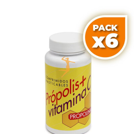 Pack 6x PROPOLINA 50 COMPRIMIDOS MASTICABLES ARTESANIA AGRICOLA
