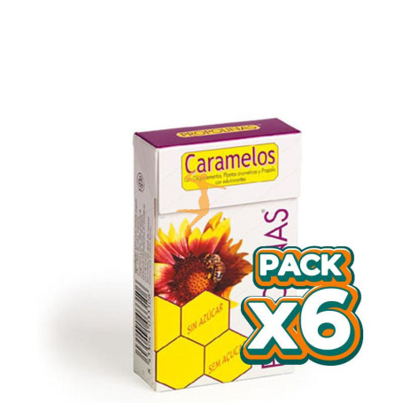 Pack 6x PROPOLINAS CARAMELOS 50Gr. ARTESANIA AGRICOLA