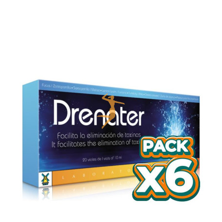 Pack 6x DRENATER 20 VIALES TEGOR