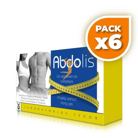 Pack 6x ABDOLIS 60 CÁPSULAS TEGOR