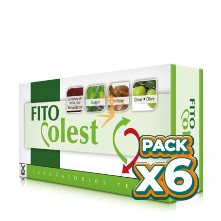 Pack 6x FITO COLEST 60 CÁPSULAS TEGOR