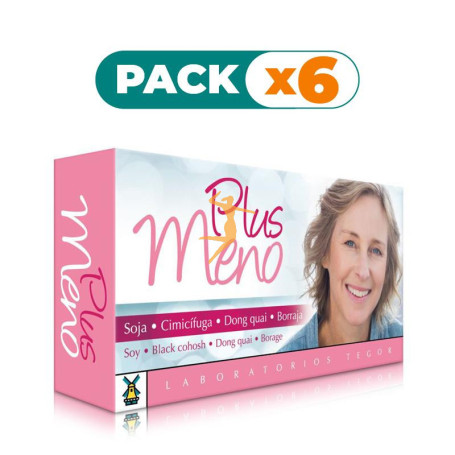 Pack 6x MENO PLUS 45 CÁPSULAS TEGOR
