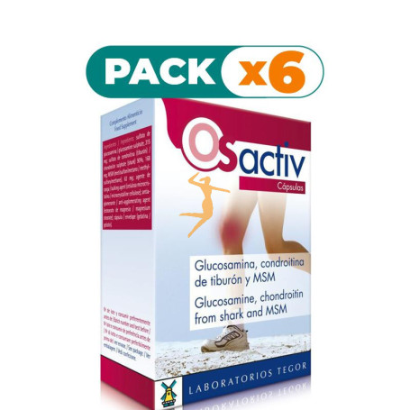 Pack 6x OSACTIV 40 CÁPSULAS TEGOR