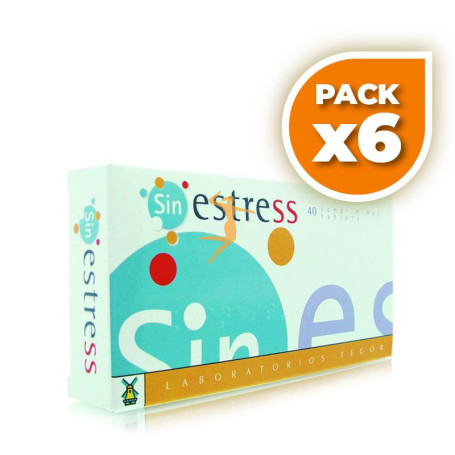 Pack 6x SINESTRESS 30 CÁPSULAS TEGOR