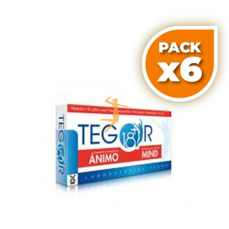 Pack 6x TEGOR 18+ 40 CÁPSULAS TEGOR