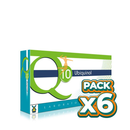 Pack 6x Q10 UBIQUINOL 28 CÁPSULAS TEGOR
