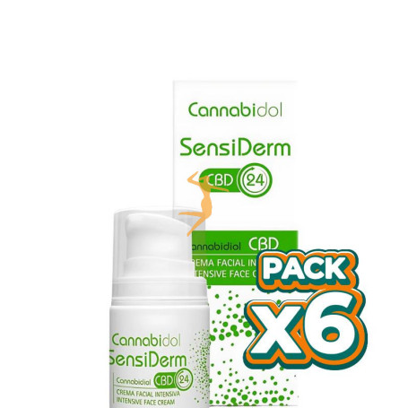 Pack 6x CANNABIDOL SENSIDERM 50ML TEGOR