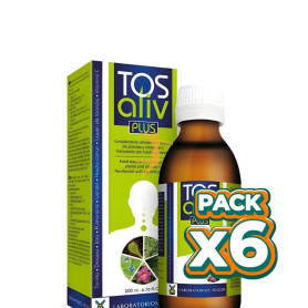 Pack 6x TOSALIV PLUS JARABE 200ML TEGOR