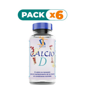 Pack 6x CALCIO D 60 CÁPSULAS BEQUISA
