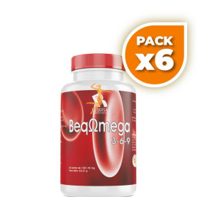 Pack 6x BEQOMEGA 3-6-9 60 PERLAS BEQUISA