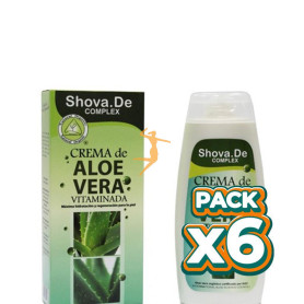 Pack 6x CREMA ALOE VERA COMPLEX 250Ml. SHOVA.DE