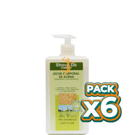 Pack 6x LECHE CORPORAL DE AVENA 1000 ML SHOVA.DE