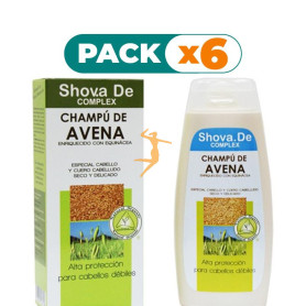 Pack 6x CHAMPÚ AVENA 250 ML SHOVA.DE