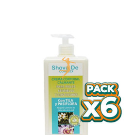 Pack 6x CREMA CORPORAL ANTI-ESTRÉS 1Lt. SHOVA.DE
