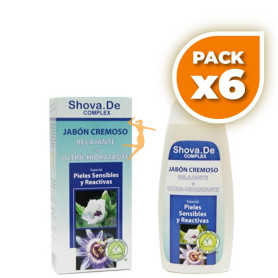 Pack 6x JABÓN RELAJANTE ULTRA HIDRATANTE 250 ML SHOVA.DE