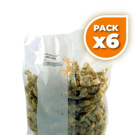 Pack 6x CARAMELOS DE MALVAVISCO 1KG MAESE HERBARIO