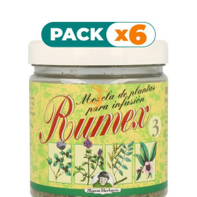 Pack 6x RUMEX 3 HEPÁTICO 70G MAESE HERBARIO