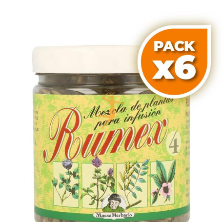 Pack 6x RUMEX 4 DIURÉTICO 70G MAESE HERBARIO