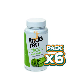 Pack 6x CAFÉ VERDE 60 CÁPSULAS LINDA REN DIET