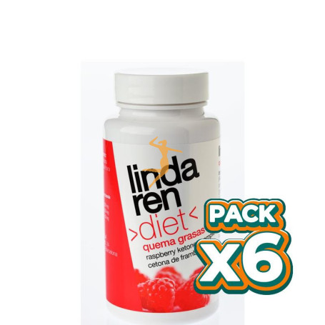 Pack 6x CETONA DE FRAMBUESA 60 CÁPSULAS LINDA REN DIET