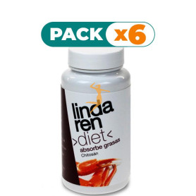 Pack 6x CHITOSÁN 80 CÁPSULAS LINDA REN DIET