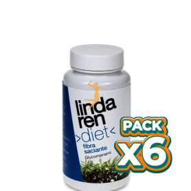 Pack 6x GLUCOMANANO 60 CÁPSULAS LINDA REN DIET