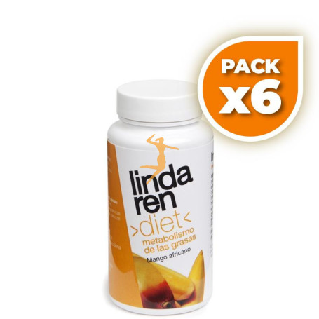 Pack 6x MANGO AFRICANO 60 CÁPSULAS LINDA REN DIET