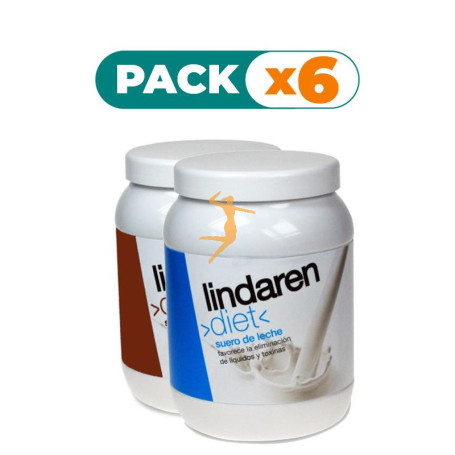 Pack 6x SUERO DE LECHE NEUTRO 500Gr. LINDA REN DIET
