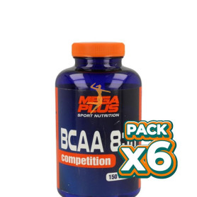 Pack 6x BCAA 8:1:1 COMPETITON 150 CAPSULAS MEGAPLUS