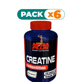 Pack 6x CREATINE COMPRIMIDOS MASTICABLES 150 COMPRIMIDOS MEGAPLUS