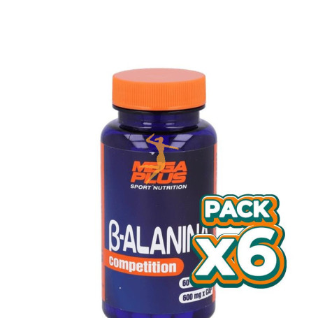 Pack 6x B-ALANINA 60 CAPSULAS MEGAPLUS