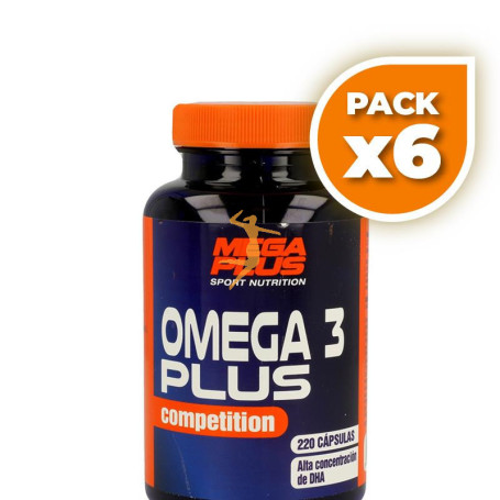 Pack 6x OMEGA-3 COMPETITION 220 CAPSULAS MEGAPLUS