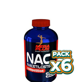 Pack 6x NAC N-ACETILCISTEINA COMPETITION 120 COMPRIMIDOS MEGAPLUS