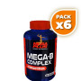 Pack 6x MEGA-B COMPLEX 60 CAPSULAS MEGAPLUS