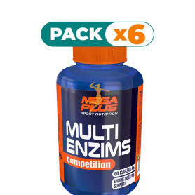 Pack 6x MULTIENZIMS COMPETITION 60 CAPSULAS MEGAPLUS