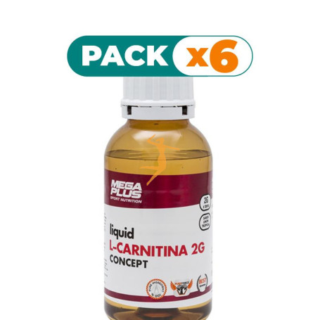 Pack 6x CARNITINE COMPETITION SIN CAFEINA 500Ml. MEGAPLUS
