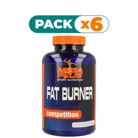 Pack 6x FAT BURNER COMPETITION 200 COMPRIMIDOS MEGAPLUS