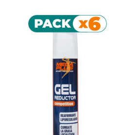 Pack 6x GEL REDUCTOR COMPETITION 200Ml. MEGAPLUS