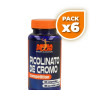 Pack 6x PICOLINATO DE CROMO 125 COMPRIMIDOS MEGAPLUS