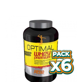 Pack 6x OPTIMAL WHEY PREMIUM FRESA 2,5Kg. MEGAPLUS