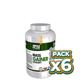 Pack 6x MASS GAINER CONCEPT FRESA 1,5Kg. MEGAPLUS