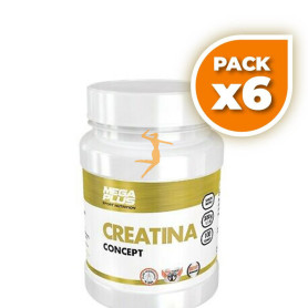 Pack 6x CREATINA CONCEPT 500Gr. MEGAPLUS