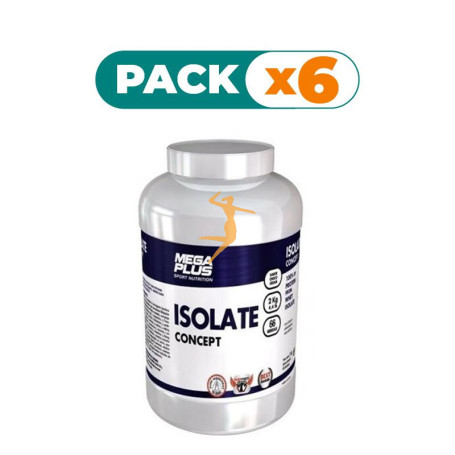 Pack 6x ISOLATE CONCEPT FRESA 2Kg. MEGAPLUS