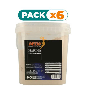 Pack 6x HARINA DE AVENA FRESA CHANTILLY 2Kg. MEGAPLUS