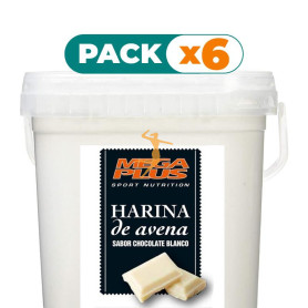 Pack 6x HARINA DE AVENA CHOCOBLANCO 2Kg. MEGAPLUS